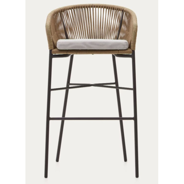 Барний стілець La Forma Yanet CC6835J12 Бежевий-3