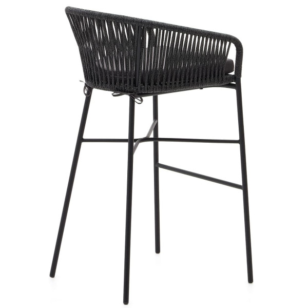 Барний стілець La Forma Yanet CC6834J01 Чорний-4