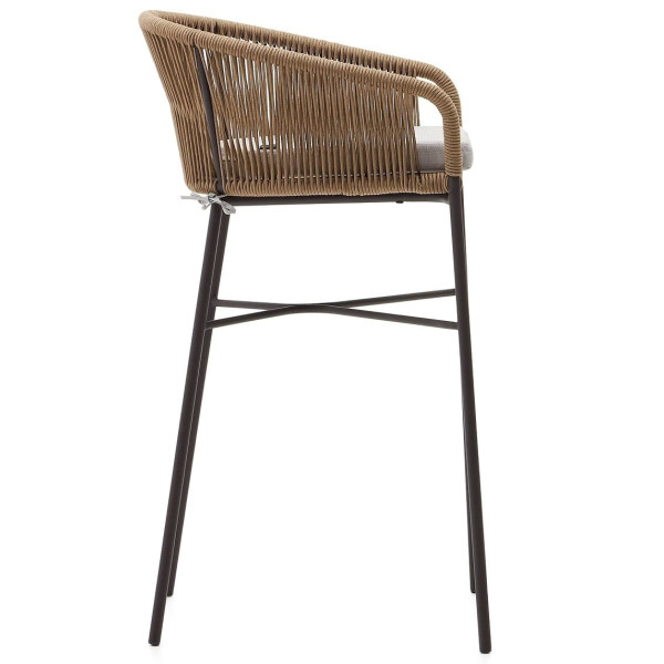 Барний стілець La Forma Yanet CC6835J12 Бежевий-4