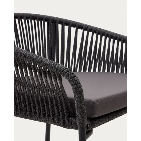 Барний стілець La Forma Yanet CC6834J01 Чорний-7