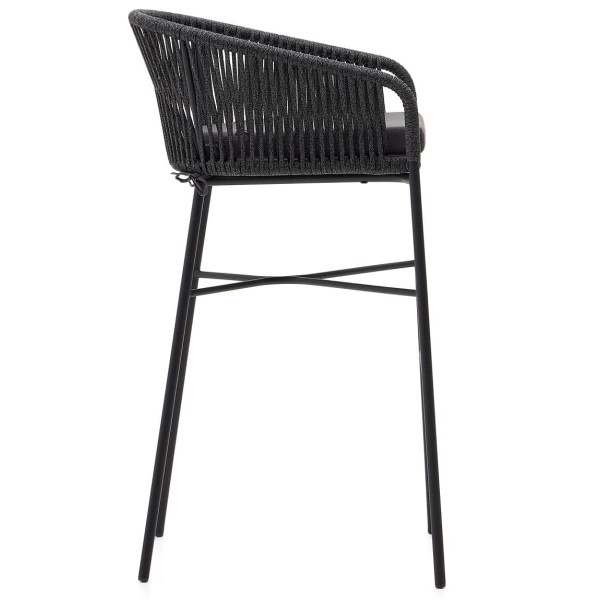 Барний стілець La Forma Yanet CC6834J01 Чорний-3