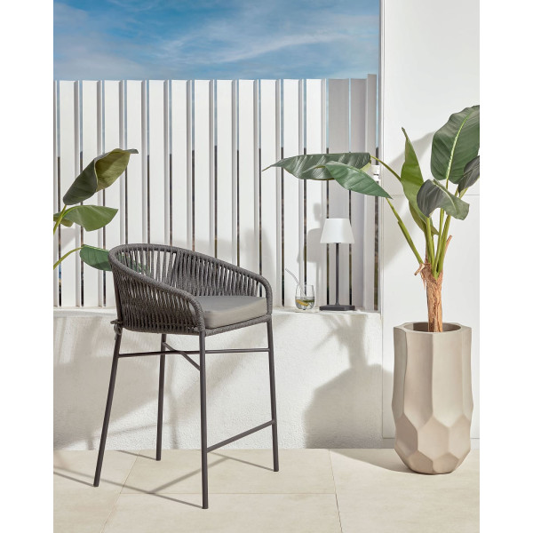 Барний стілець La Forma Yanet CC6834J01 Чорний-1