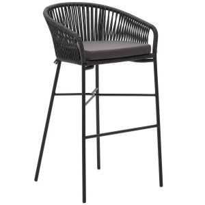 Барный стул La Forma Yanet CC6834J01 Черный