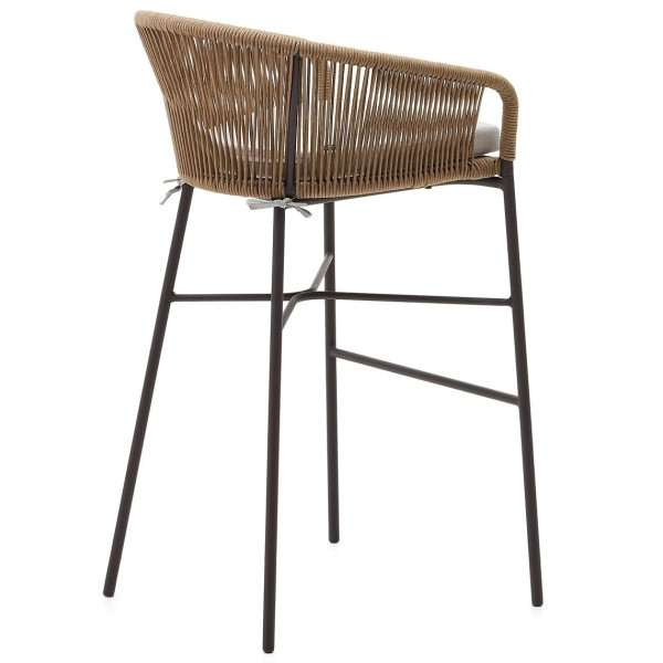 Барний стілець La Forma Yanet CC6835J12 Бежевий-5