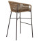 Барний стілець La Forma Yanet CC6835J12 Бежевий-5-thumb