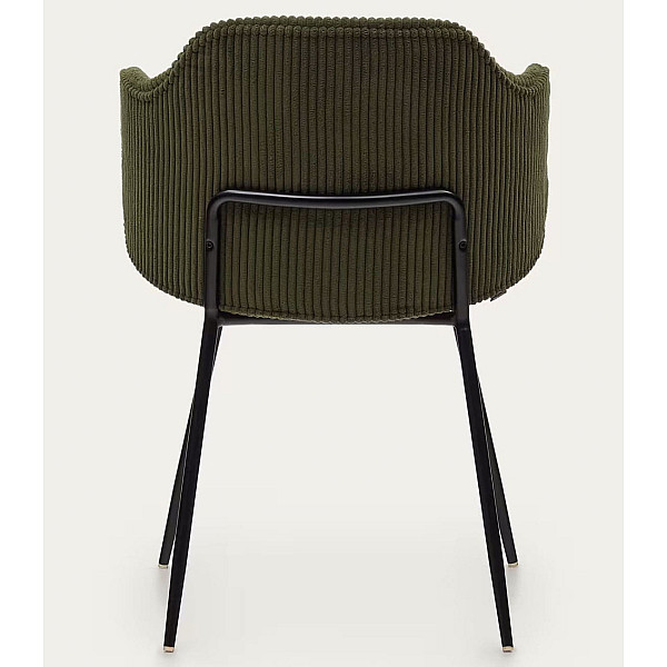 Стілець La Forma SUANNA C0100009LN19 Зелена тканина вельвет-5