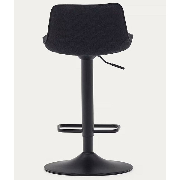 Барный стул La Forma ZENDA C0600012SO01 Черный ткань синель-7