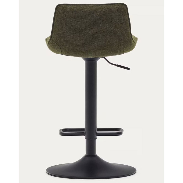 Барный стул La Forma ZENDA C0600012SO06 Темно-зеленый ткань синель-7