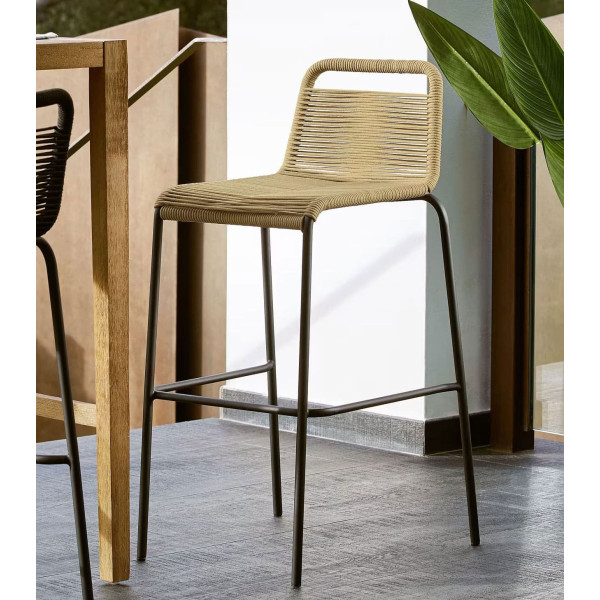 Барний стілець La Forma GLENVILLE Бежевий-0