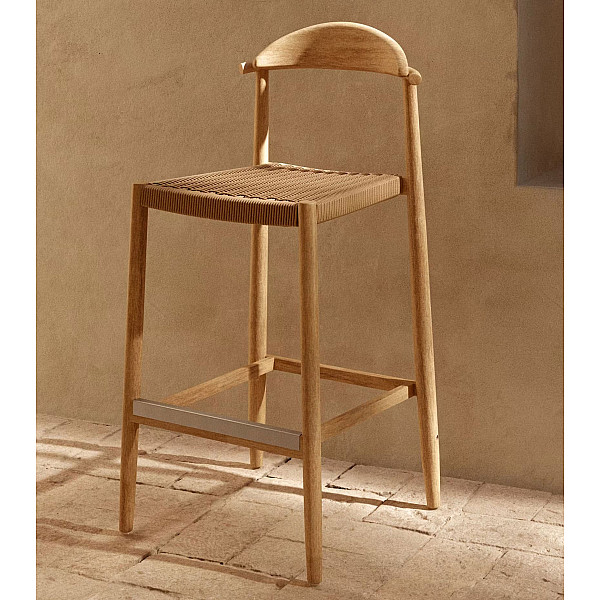 Барный стул La Forma GLYNIS Бежевый-0