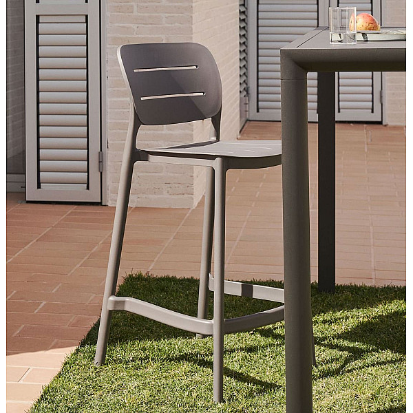 Напівбарний стілець La Forma Morella CC6110S15 Сірий-0