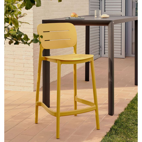 Полубарный стул La Forma Morella CC6110S31 Горчичный-0