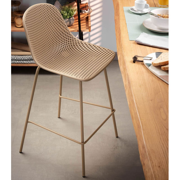 Барный стул La Forma Quinby Бежевый-0