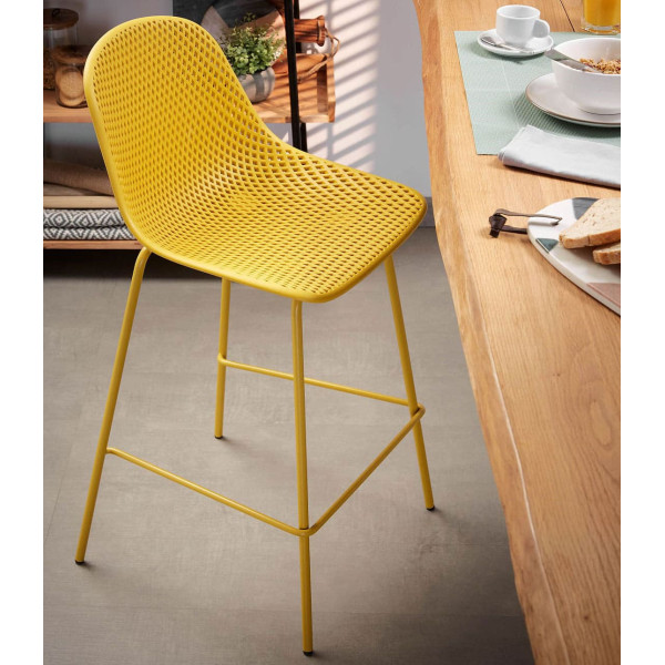 Барный стул La Forma Quinby Желтый-0
