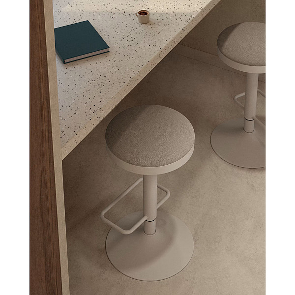 Барный стул La Forma ZAIB C0600008SO11 Бежевый ткань синель-1