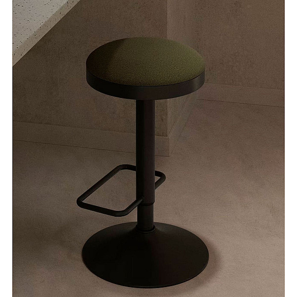 Барний стілець La Forma ZAIB C0600009SO06 Темно-зелений тканина синель-0