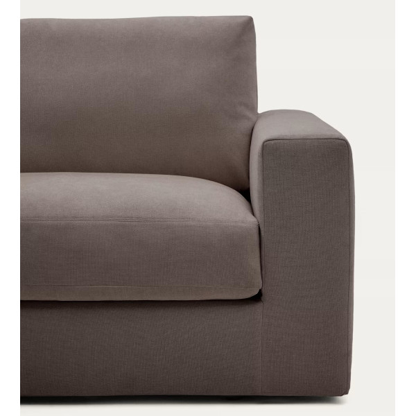 Диван 3-местный La Forma Alea S85130LB09 Темно-коричневый 220 см-5