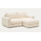 Диван 3-местный La Forma Alea S85140LB39 Экрю 220 см-4-thumb