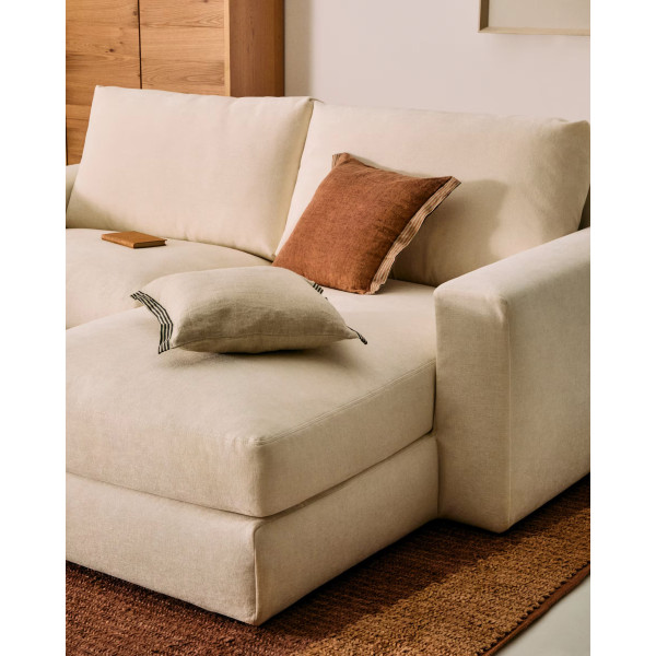 Диван 3-местный La Forma Alea S85140LB39 Экрю 220 см-2