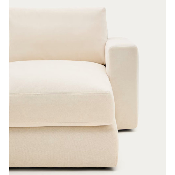 Диван 3-местный La Forma Alea S85140LB39 Экрю 220 см-7