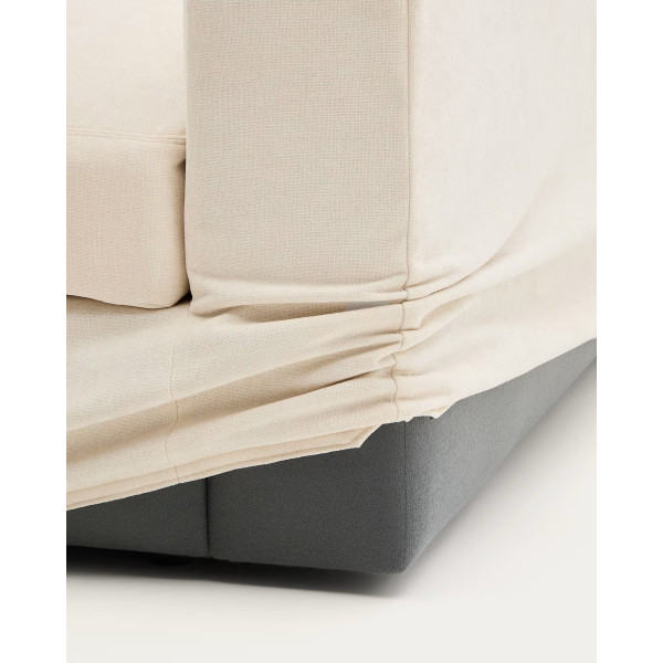 Угловой диван 4-местный La Forma Alea S85143LB39 Экрю 310 см-9