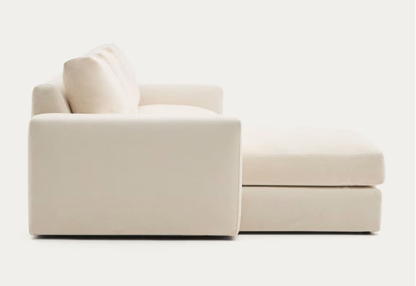 Угловой диван 4-местный La Forma Alea S85143LB39 Экрю 310 см-3