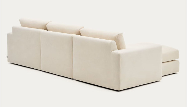 Угловой диван 4-местный La Forma Alea S85143LB39 Экрю 310 см-4