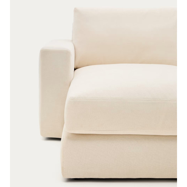 Угловой диван 4-местный La Forma Alea S85143LB39 Экрю 310 см-7