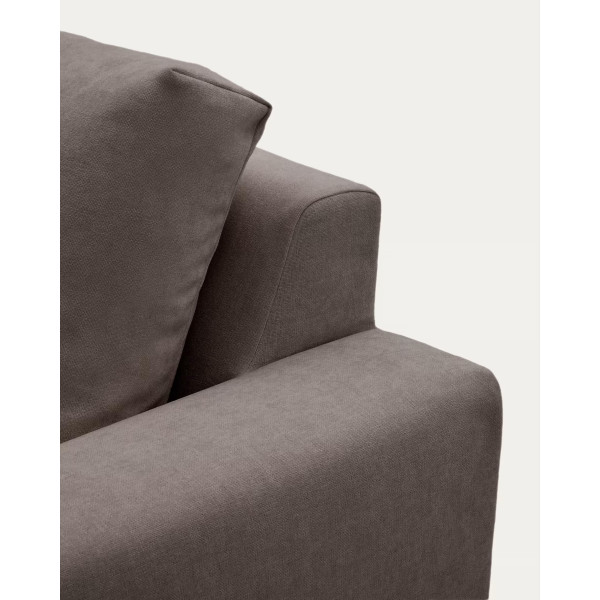 Угловой диван 5-местный La Forma Alea S85144LB09 Темно-коричневый 340 см-8