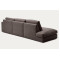 Угловой диван 5-местный La Forma Alea S85144LB09 Темно-коричневый 340 см-4-thumb