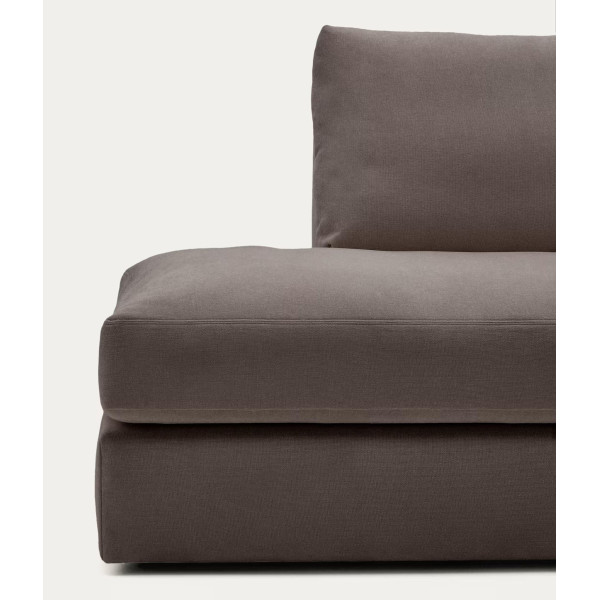 Угловой диван 5-местный La Forma Alea S85144LB09 Темно-коричневый 340 см-5