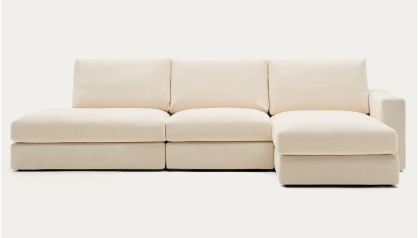 Кутовий диван 5-місний La Forma Alea S85144LB39 Екрю 340 см-2