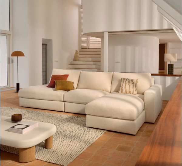 Кутовий диван 5-місний La Forma Alea S85144LB39 Екрю 340 см-1