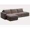 Угловой диван 5-местный La Forma Alea S85145LB09 Темно-коричневый 340 см-2-thumb