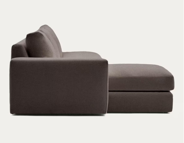 Угловой диван 5-местный La Forma Alea S85145LB09 Темно-коричневый 340 см-3