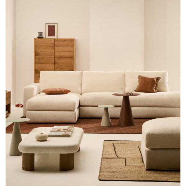 Угловой диван 5-местный La Forma Alea S85145LB39 Экрю 340 см-1