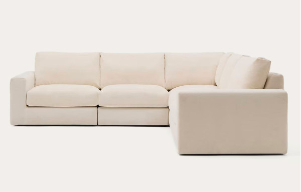 Кутовий диван 5-місний La Forma Alea S85146LB39 Екрю 310х310 см-4