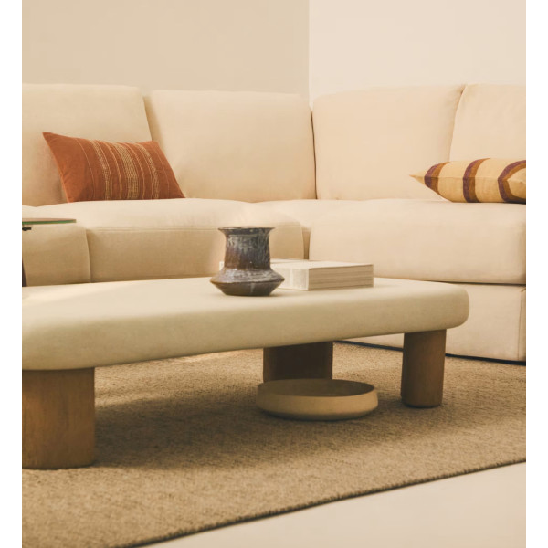 Кутовий диван 5-місний La Forma Alea S85146LB39 Екрю 310х310 см-2