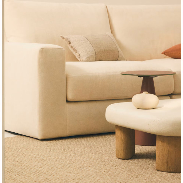 Кутовий диван 5-місний La Forma Alea S85146LB39 Екрю 310х310 см-3