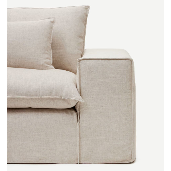 Диван 2-местный La Forma ANARELA S83720JP12 Бежевый 240 см-5