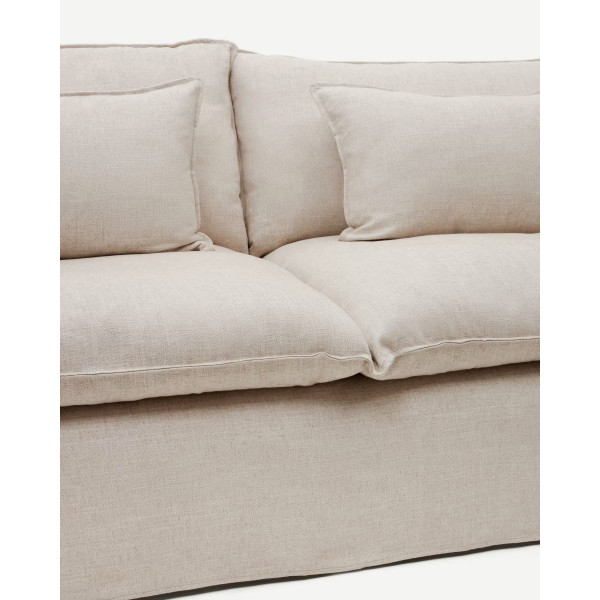 Диван 2-местный La Forma ANARELA S83720JP12 Бежевый 240 см-4