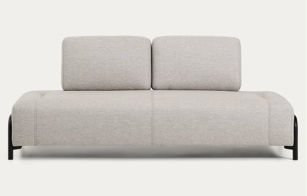 Диван 2-местный La Forma COMPO S582BB12 Серый 200 см-0