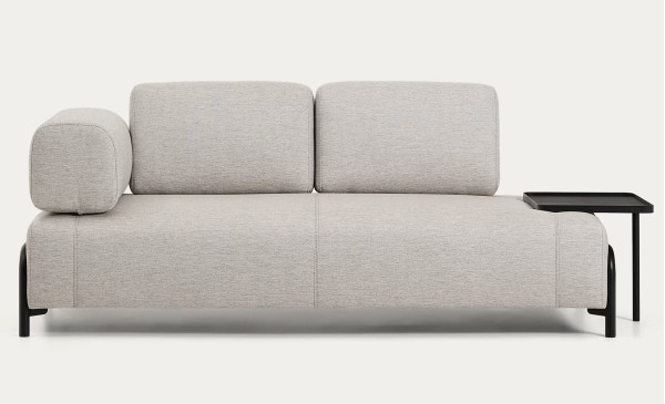 Диван 2-местный La Forma COMPO S58720BB12 Серый 200 см-0