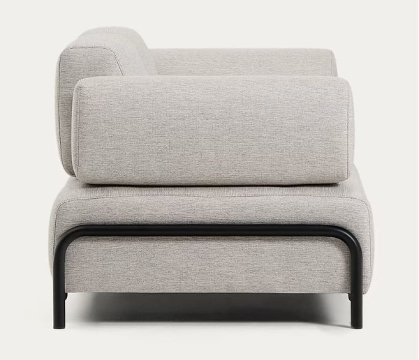 Диван 2-місний La Forma COMPO S58920BB12 Сірий 200 см-3