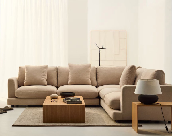 Диван 6-местный La Forma Gala S82150SE12 Бежевый 300х300 см-0