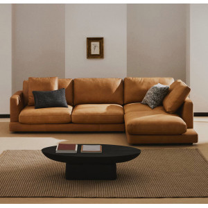 Диван кутовий 4-місний La Forma Gala S821_41_RM10 Коричневий