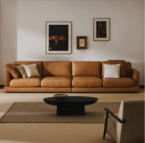 Диван 6-местный La Forma Gala S821_70_RM10 Коричневый-0