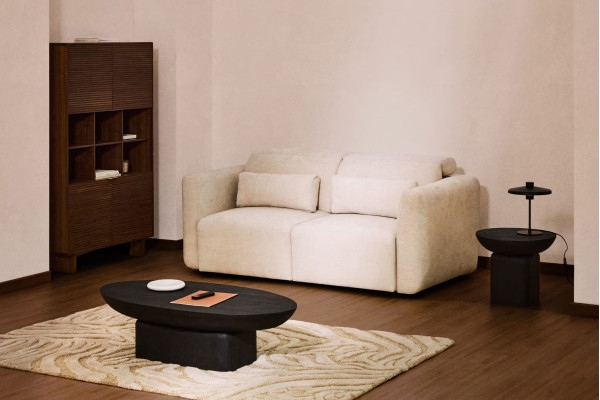 Диван 2-местный La Forma Lares S81920LB12 Бежевый 180 см-1