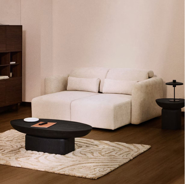 Диван 2-местный La Forma Lares S81920LB12 Бежевый 180 см-2