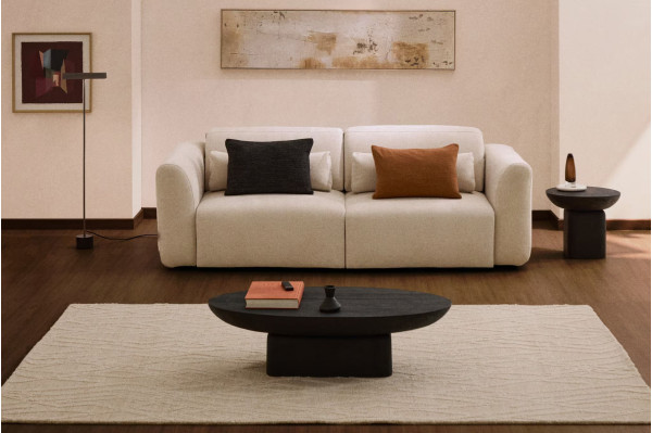 Диван 3-местный La Forma Lares S81930LB12 Бежевый 240 см-1